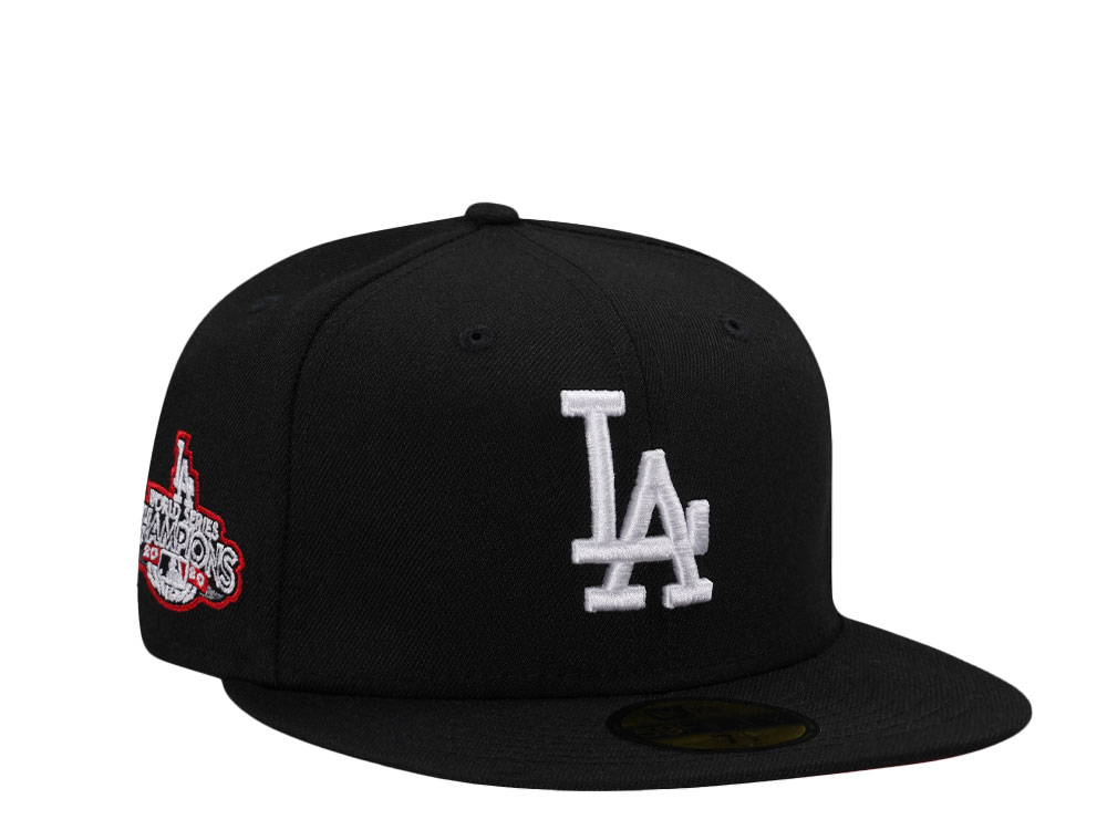 New Era Los Angeles Dodgers World Series 2020 Black and Red Edition 59Fifty Fitted Casquette