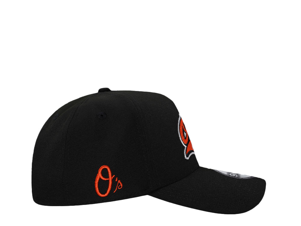 New Era Baltimore Orioles Black Classic Edition 9Forty A Frame Snapback Casquette
