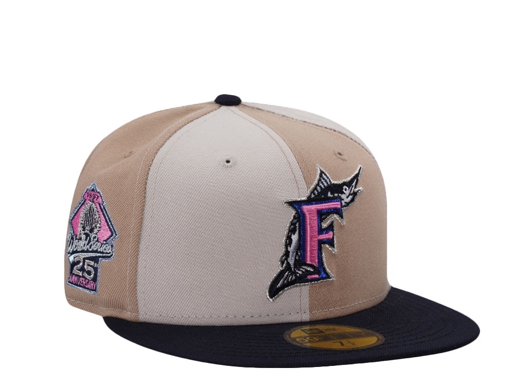 New Era Florida Marlins 25th Anniversary White Pinwheel Edition 59Fifty Fitted Casquette