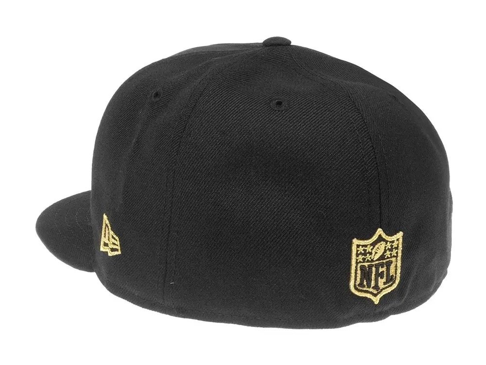 New Era New England Patriots All About Black and Gold 59Fifty Fitted Casquette