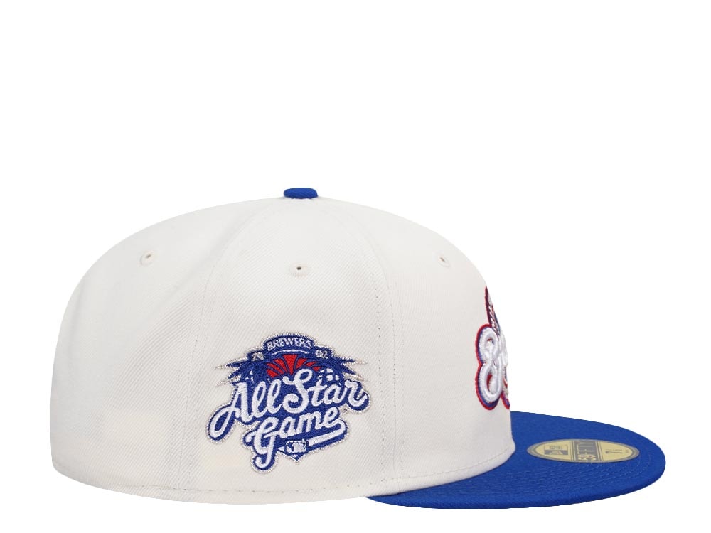 New Era Milwaukee Brewers All Star Game 2002 Cream Prime Two Tone Edition 59Fifty Fitted Casquette