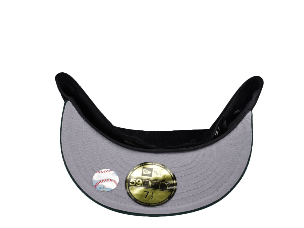 New Era Oakland Athletics World Series 1989 Corduroy Black Two Tone Edition 59Fifty Fitted Casquette