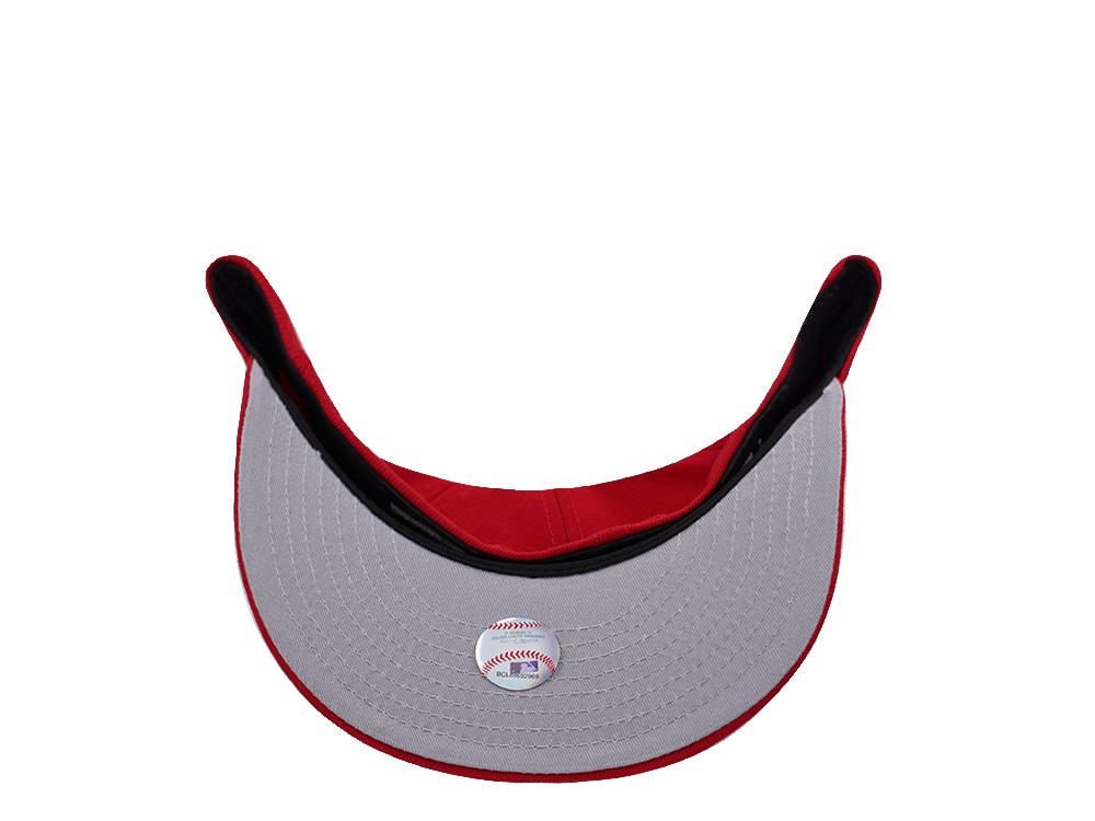 New Era Anaheim Angels All Star Game 2010 Scarlet Red Prime Edition 59Fifty Pre Curved Fitted Casquette