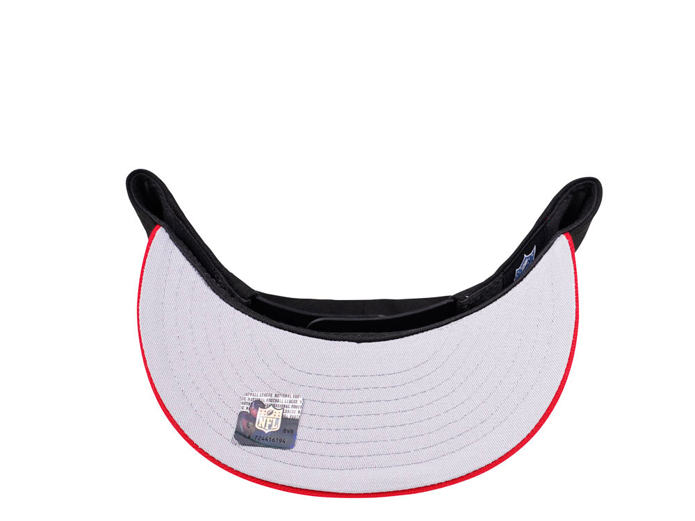 New Era New England Patriots Black and Red Edition 9Fifty Snapback Casquette