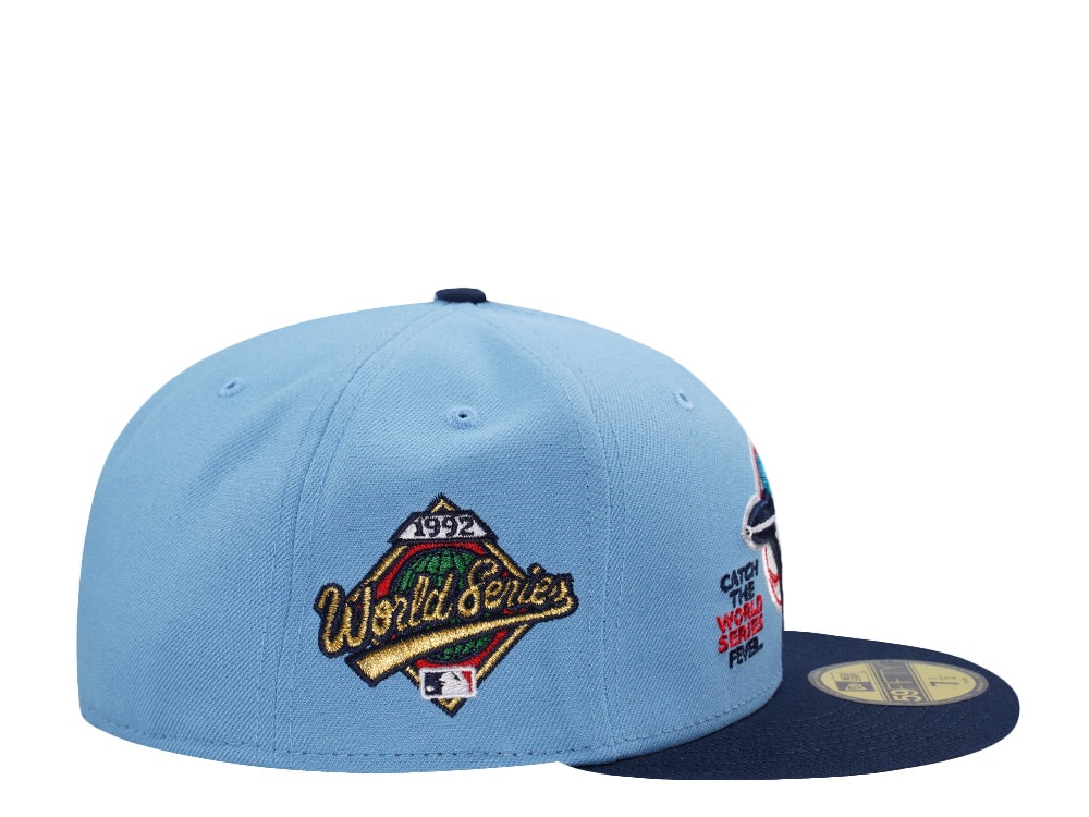 New Era Toronto Blue Jays World Series 1992 Sky Blue Two Tone Edition 59Fifty Fitted Casquette