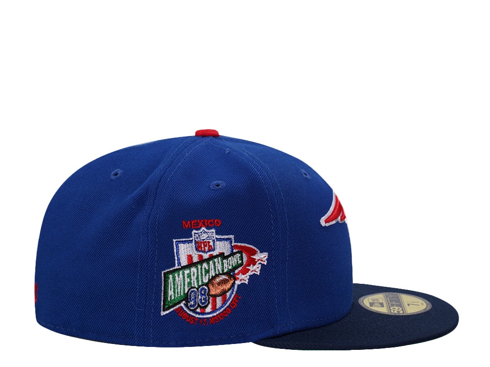 New Era New England Patriots American Bowl 1998 Blue Two Tone Edition 59Fifty Fitted Casquette