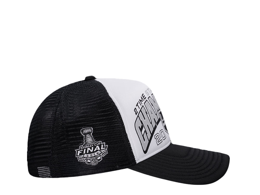 47Brand Los Angeles Kings Vintage 2014 Stanley Cup Black Foam Champ Offside Trucker Snapback Casquette