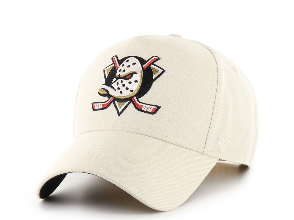 47 Brand Anaheim Ducks Ballpark White Offside Snapback Casquette