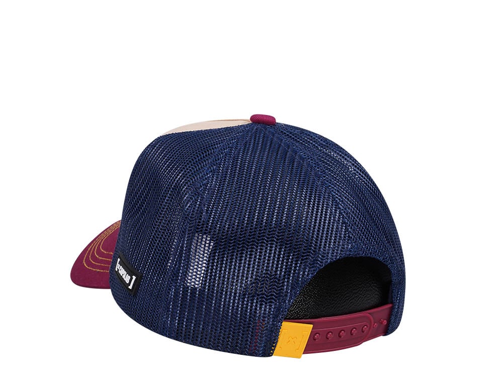 Capslab Cocktails B52 Navy Beige Burgundy Trucker Snapback Casquette