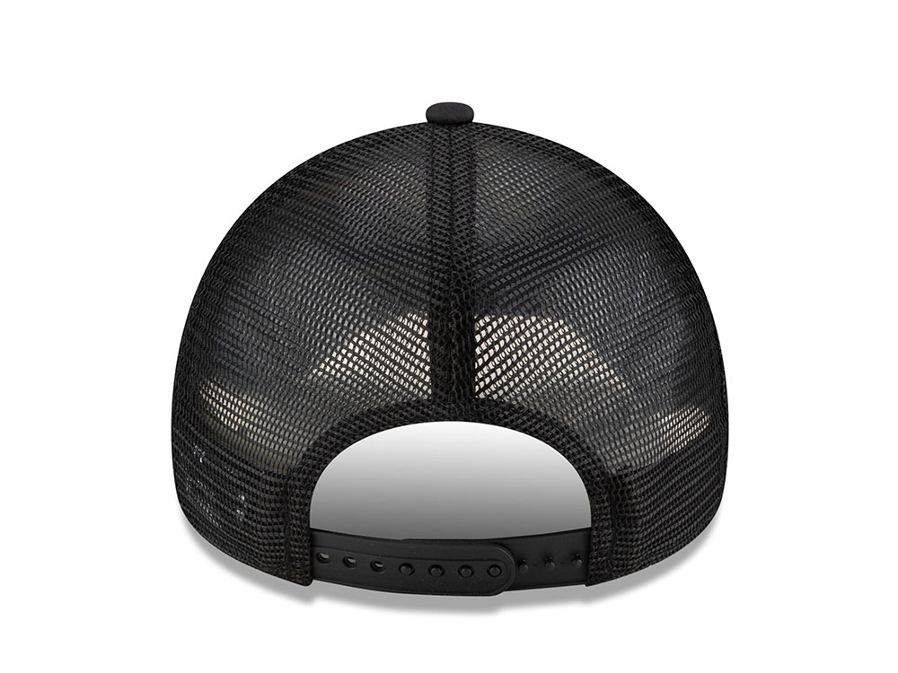 New Era AS Roma Black 9Forty A Frame Trucker Snapback Casquette