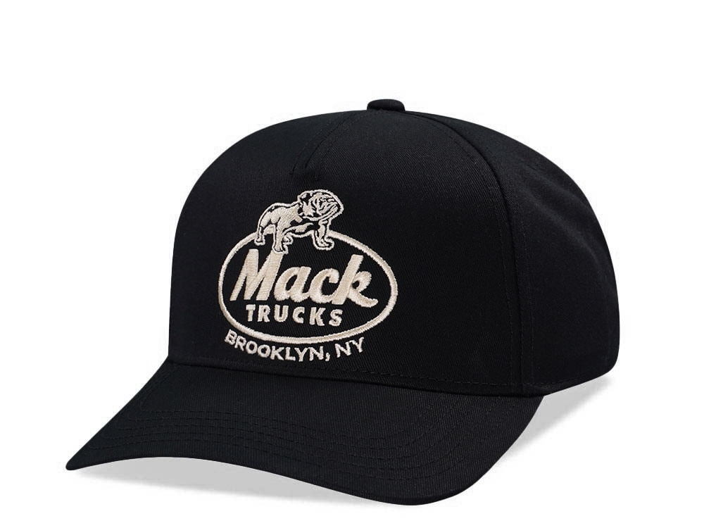 American Needle Mack Truck Canvas Cappy Black Snapback Casquette