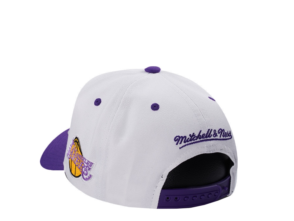 Mitchell & Ness Los Angeles Lakers NBA Playoffs 1996 Chrome Two Tone Editon Pro Crown Fit Snapback Casquette