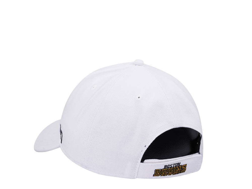 47Brand Boston Bruins White MVP Snapback Casquette