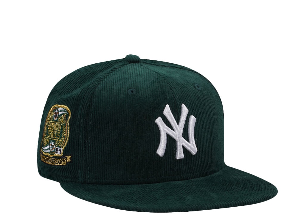 New Era New York Yankees Corduroy Subway Series 2000 Green Corduroy Prime Edition 59Fifty Fitted Casquette