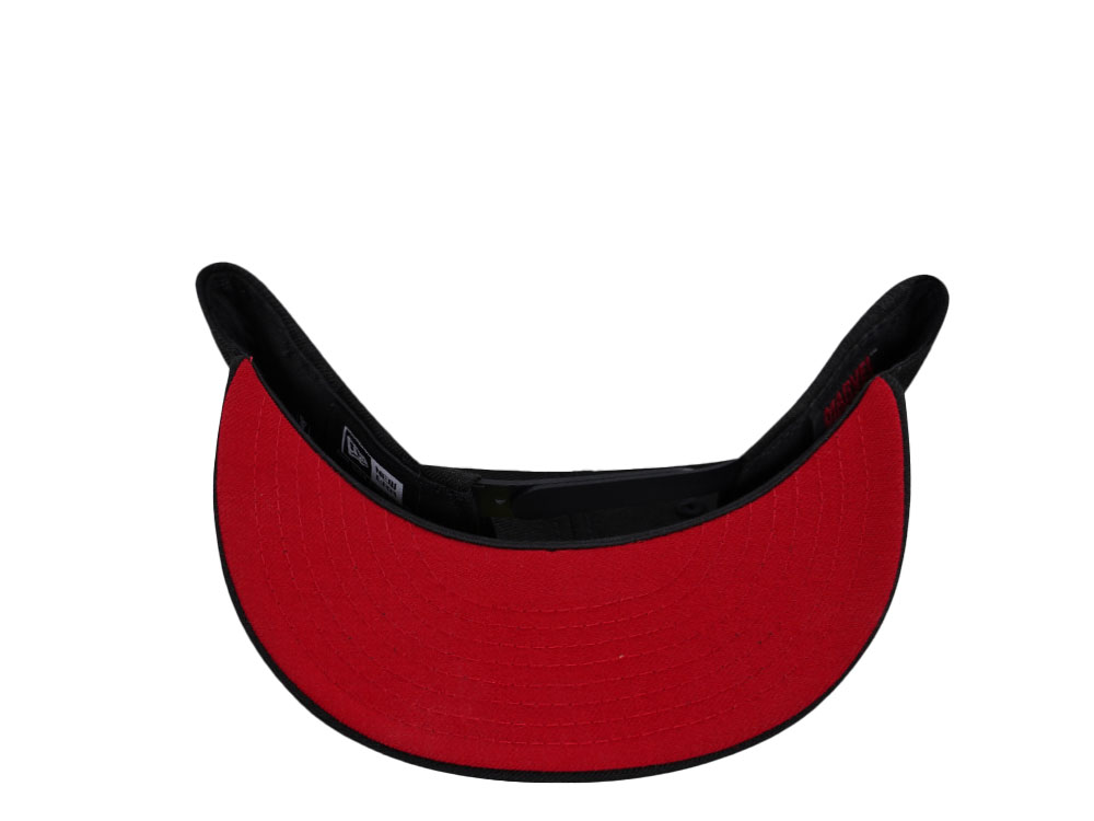New Era Hydra Black and Red Edition 9Fifty Snapback Casquette