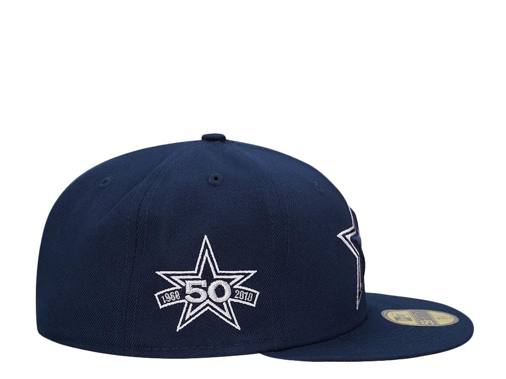 New Era Dallas Cowboys 50th Anniversary Navy Classic Edition 59Fifty Fitted Casquette