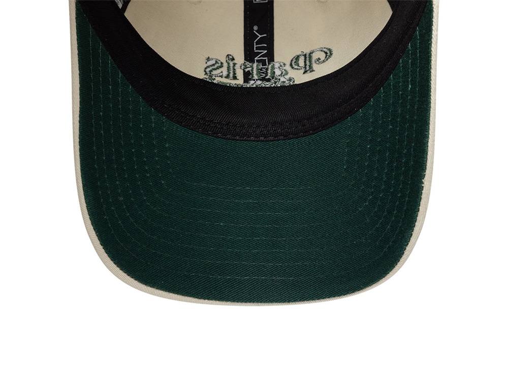 New Era Paris Saint Germain Script Ivory Prime Edition Womens 9Twenty Adjustable Casquette