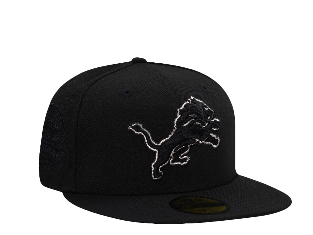 New Era Detroit Lions Inaugural Season 2002 Black Prime Edition 59Fifty Fitted Casquette