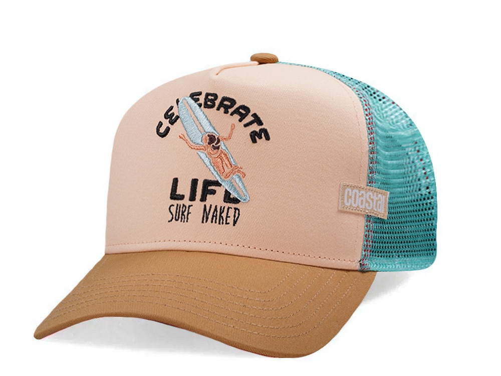 Djinns HFT Celebrate Life Surf Naked Sand Coastal Edition Trucker Snapback Casquette