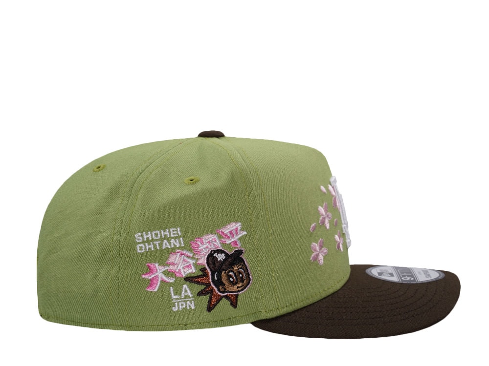 New Era Los Angeles Dodgers Ohtani Matcha Two Tone Edition 9Fifty A Frame Snapback Casquette