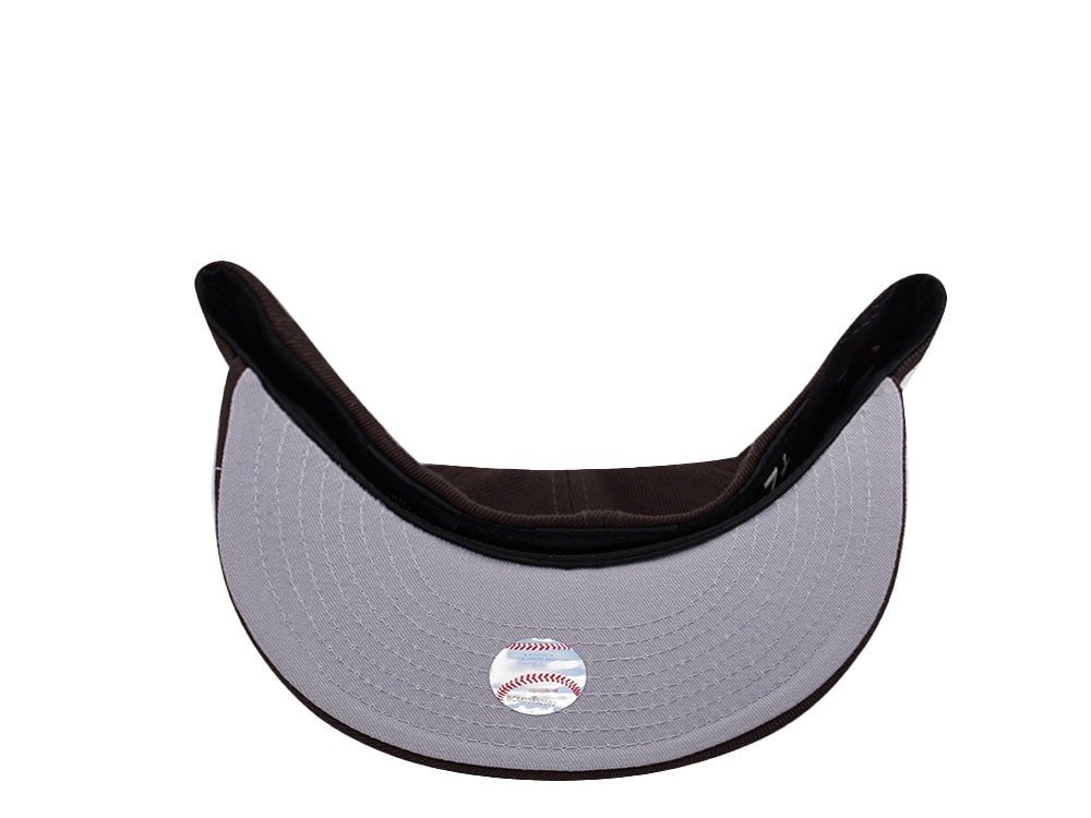 New Era Los Angeles Dodgers Back to Back Champions Burnt Wood Prime Edition 59Fifty Fitted Casquette