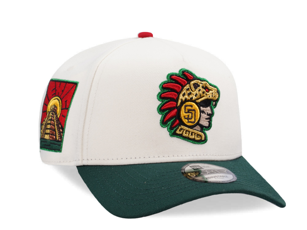New Era San Diego Padres Warrior Chrome Two Tone Edition 9Forty A Frame Snapback Casquette