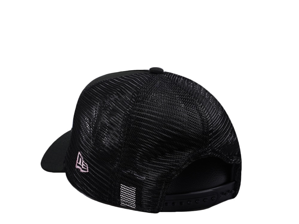 New Era Inter Miami Black Prime Edition 9Forty A Frame Trucker Snapback Casquette