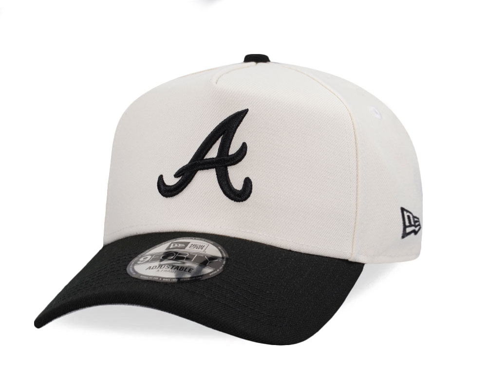 New Era Atlanta Braves Chrome Two Tone Edition 9Forty A Frame Snapback Casquette