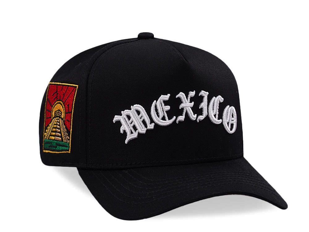 Parallel Union Mexico Script Temple Black Prime Edition Snapback Casquette