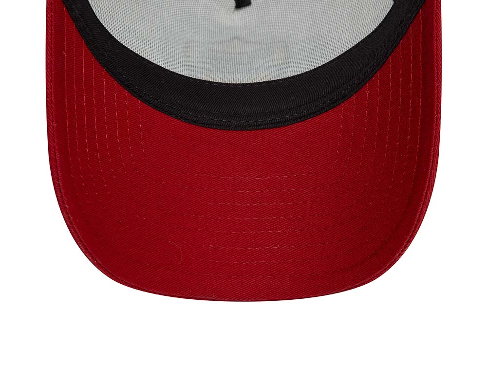 New Era AS Roma White Red A Frame Trucker Snapback Casquette