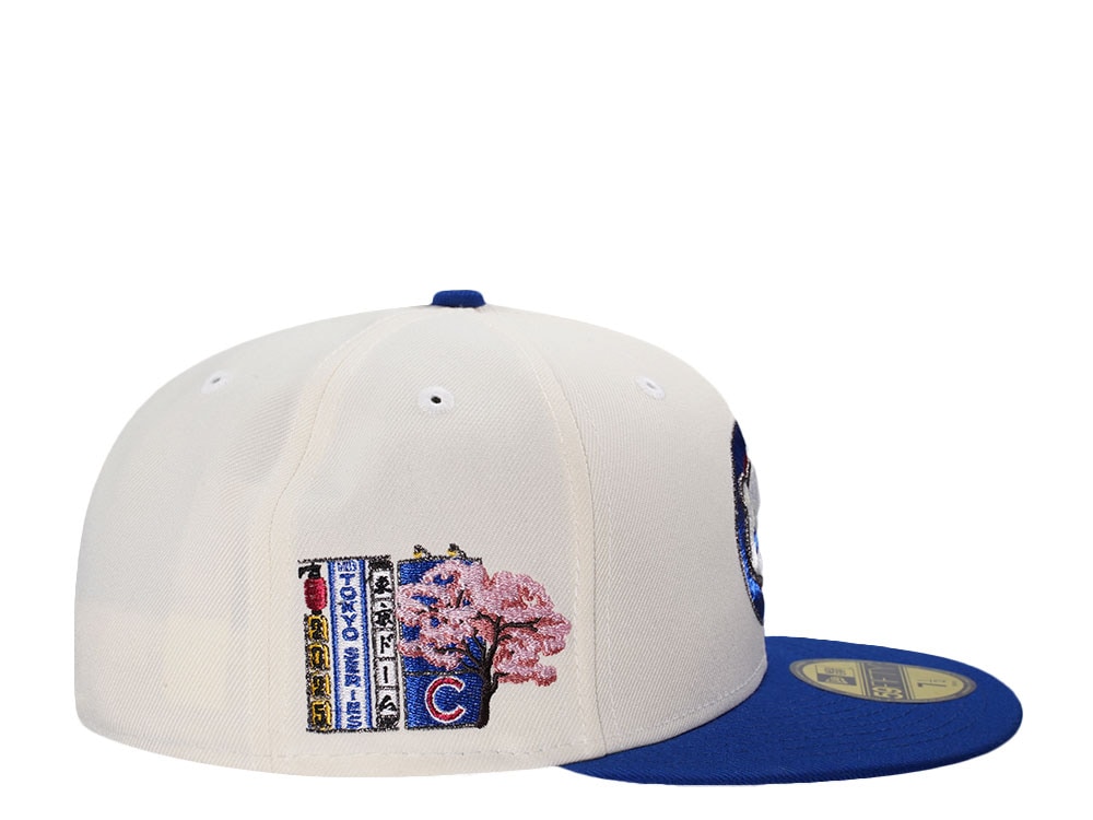 New Era Chicago Cubs Tokio Series 2025 Chrome Two Tone Edition 59Fifty Fitted Casquette