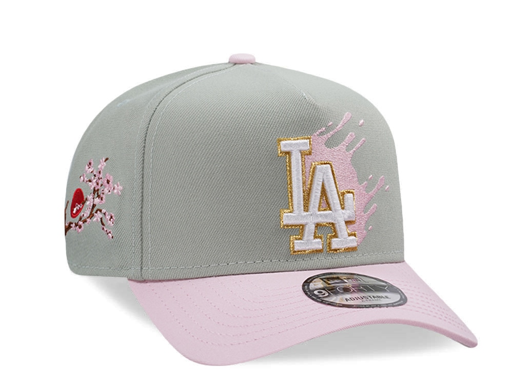 New Era Los Angeles Dodgers Evergreen Pink Two Tone Edition 9Forty A Frame Snapback Casquette