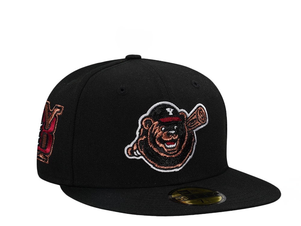 New Era Yakima Bears Black Throwback Edition 59Fifty Fitted Casquette