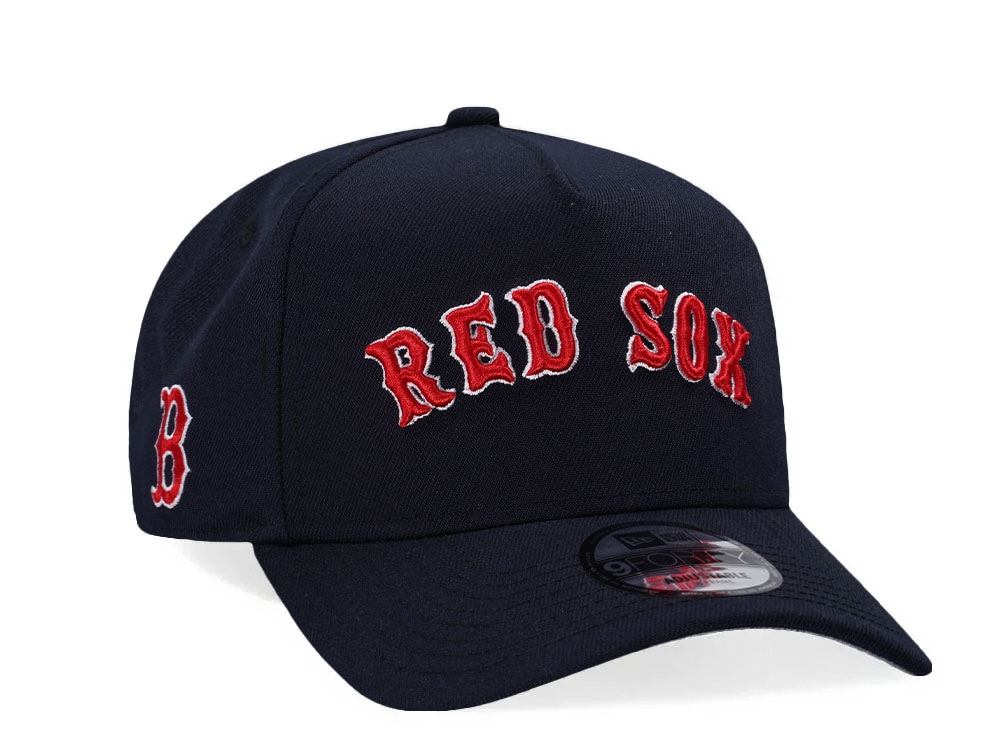 New Era Boston Red Sox Navy Classic Edition 9Forty A Frame Snapback Casquette