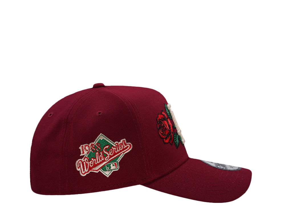 New Era Los Angeles Dodgers 1988 World Series Rose Edition 9Forty A Frame Snapback Casquette