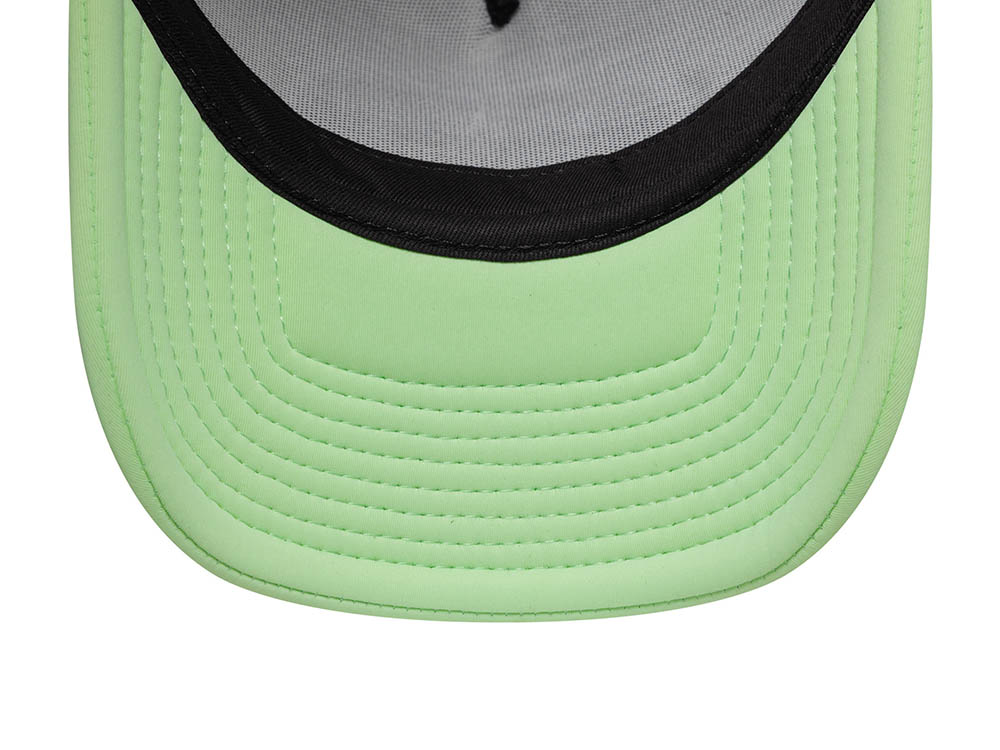 New Era Oval Foam Patch Mint 9Forty A Frame Trucker Snapback Casquette