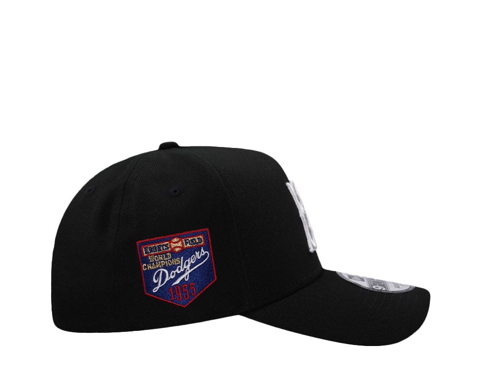 New Era Brooklyn Dodgers World Champions 1955 Black Prime Edition 9Forty A Frame Snapback Casquette