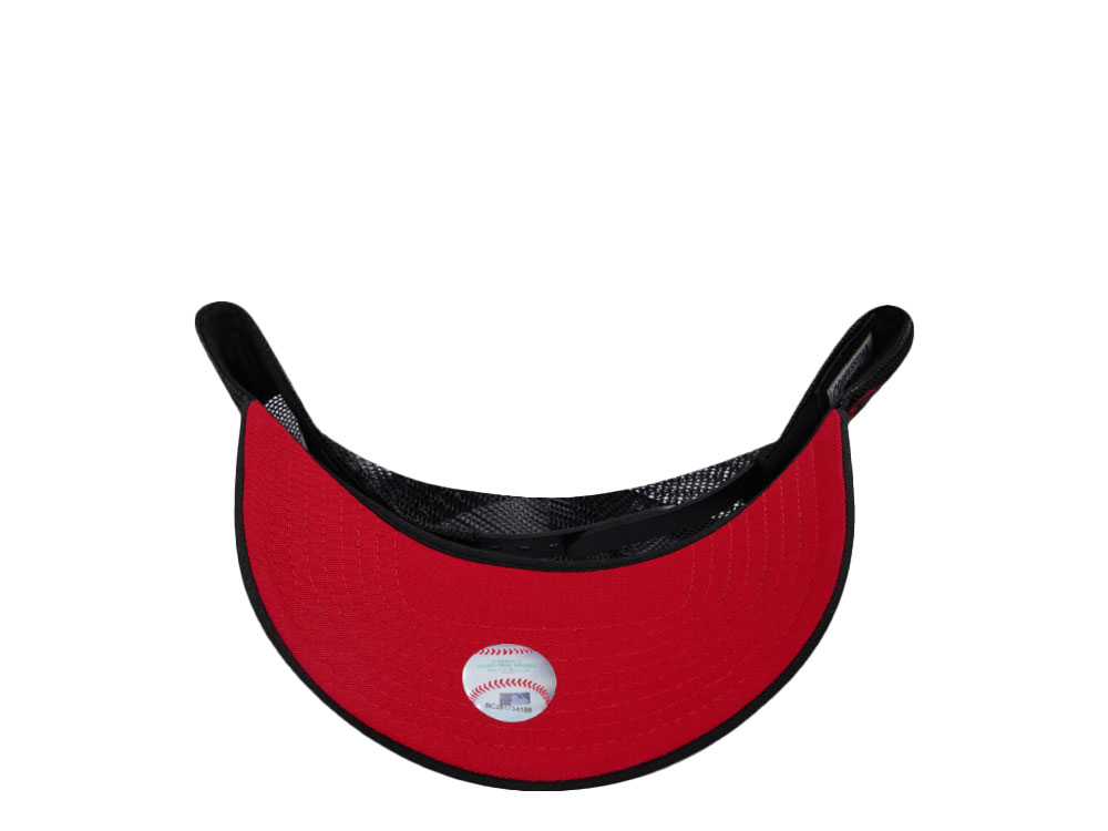 New Era Toronto Blue Jays Black Red 40th Anniversary Trucker 9Forty A Frame Snapback Casquette