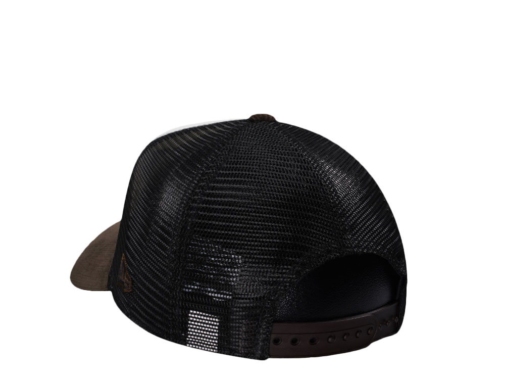 New Era Edmonton Oilers Creme Two Tone Edition 9Forty A Frame Trucker Snapback Casquette