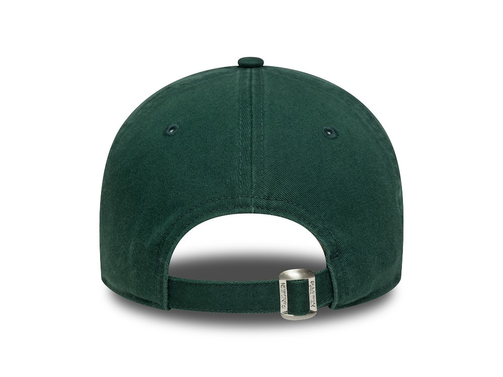 New Era Oakland Athletics Mini Logo Washed Dark Green 9Twenty Strapback Casquette