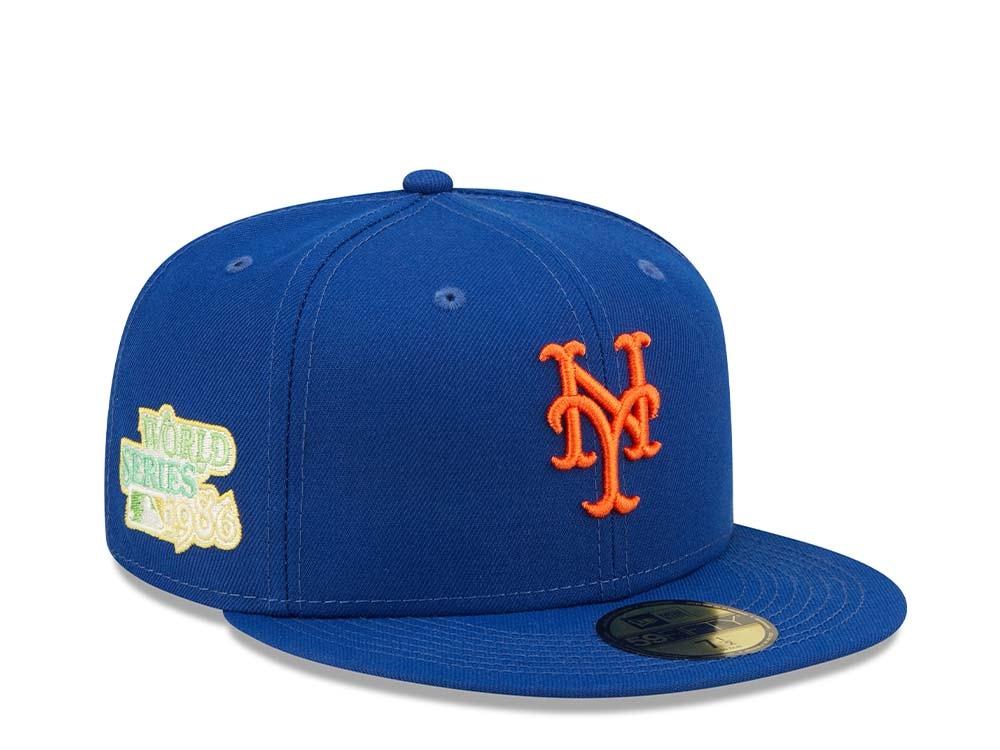 New Era New York Mets Citruspop Patch World Series 1988 59fifty Fitted Casquette