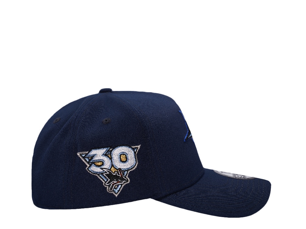 New Era San Jose Sharks 30th Anniversary Ocean Blue Prime Edition 9Forty A Frame Snapback Casquette