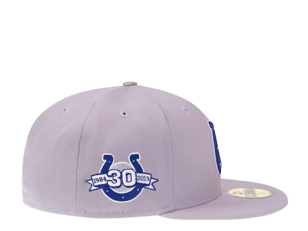 New Era Indianapolis Colts 30th Anniversary Gray Classic Prime Edition 59Fifty Fitted Casquette