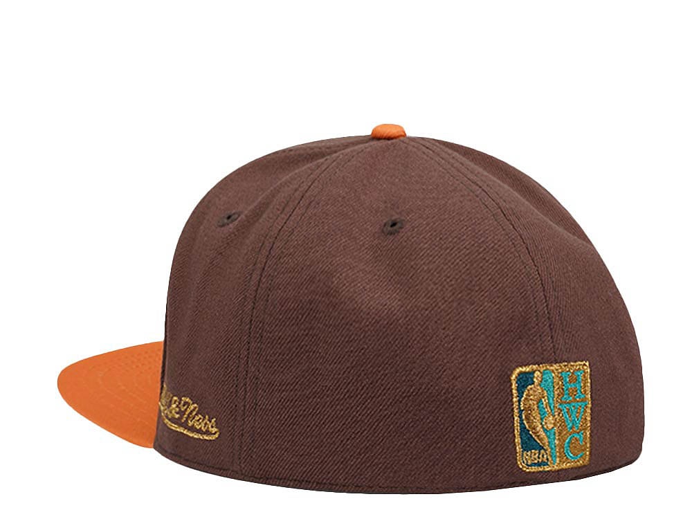 Mitchell & Ness Toronto Raptors 10th Anniversary Copper Top Hardwood Classic Dynasty Fitted Casquette