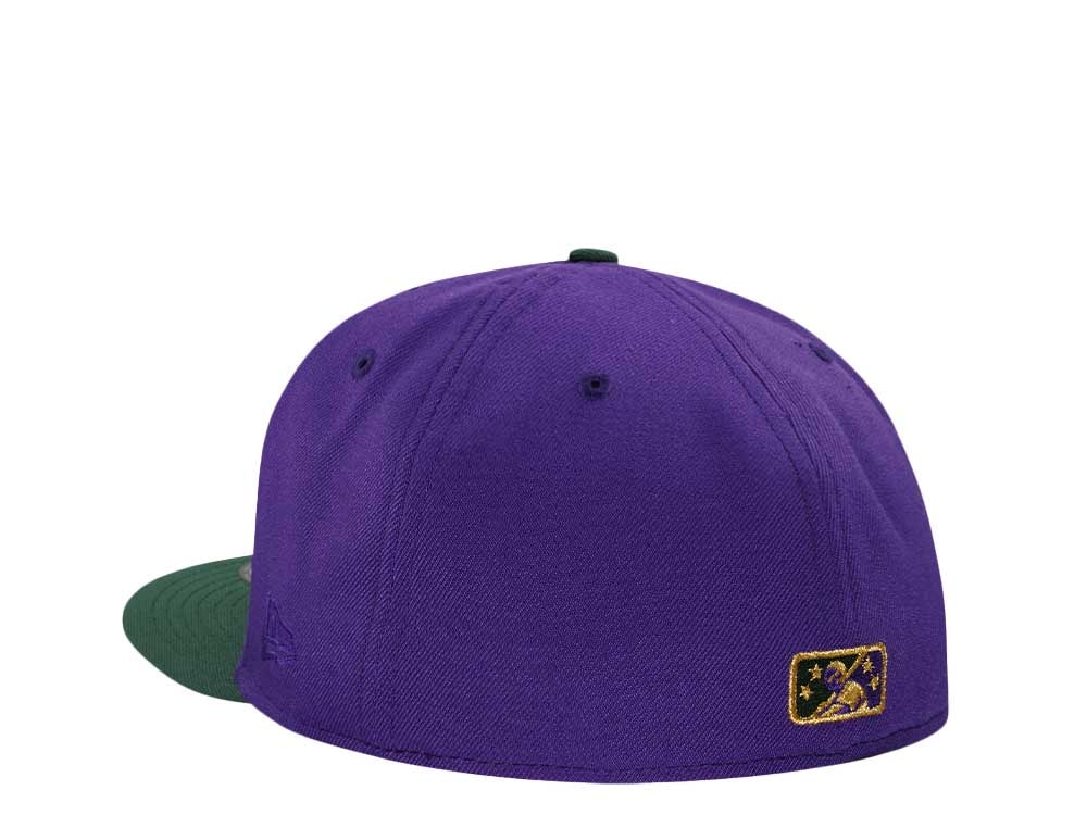 New Era Tampa Smokers Purple Gold Two Tone Edition 59Fifty Fitted Casquette