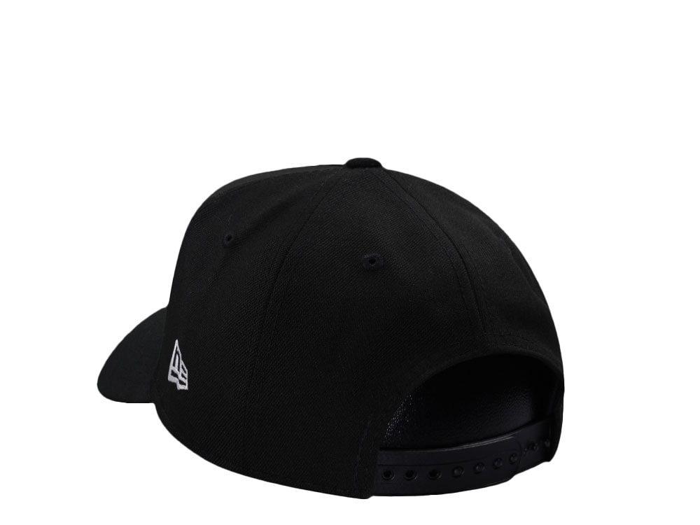 New Era Brooklyn Nets Script Black Prime Edition 9Forty A Frame Snapback Casquette