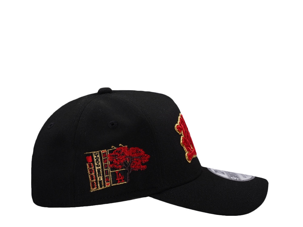 New Era Los Angeles Dodgers Tokyo Series Kanji Black Prime Edition 9Forty A Frame Snapback Casquette