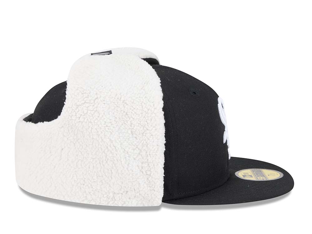 New Era Chicago White Sox Classic Black 59Fifty Dogear Fitted Casquette