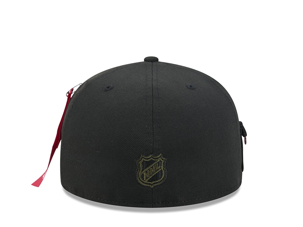 New Era Alpha Industries Detroit Red Wings Navy Prime Edition 59Fifty Fitted Casquette