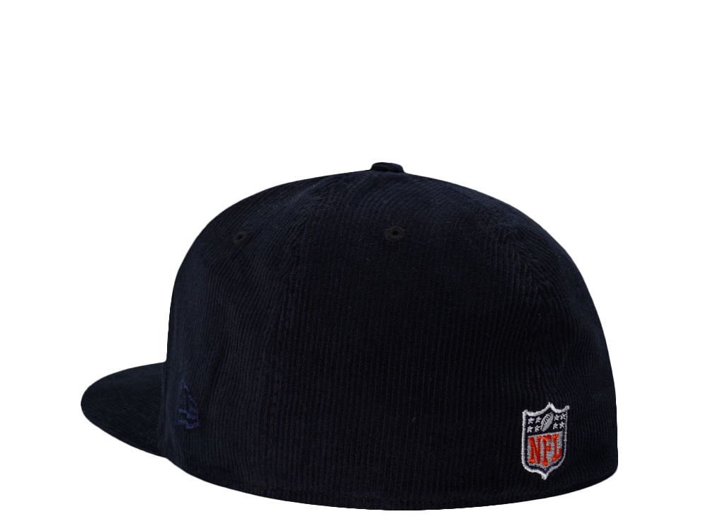 New Era Chicago Bears Corduroy Throwback Edition 59Fifty A Frame Fitted Casquette